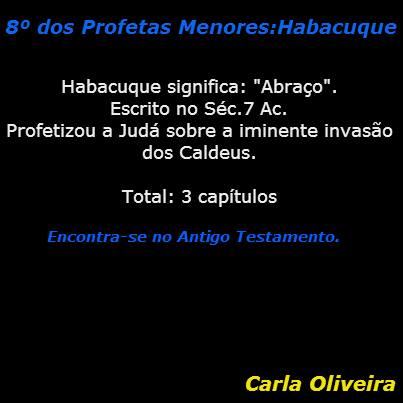 Habacuque - Profetas Menores - Os 12 Profetas Menores