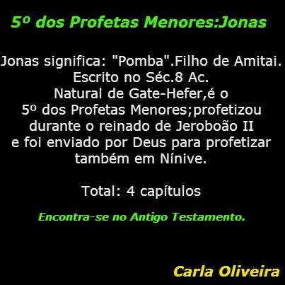 Jonas - Profetas Menores - Os 12 Profetas Menores