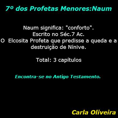 Naum - Profetas Menores - Os 12 Profetas Menores