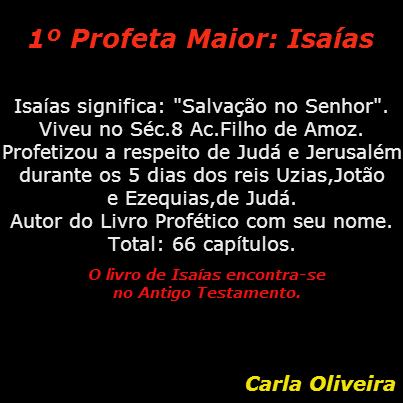 isaias - Os Profetas Maiores